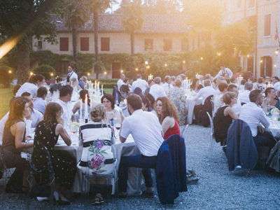 allestimento matrimonio all'aperto