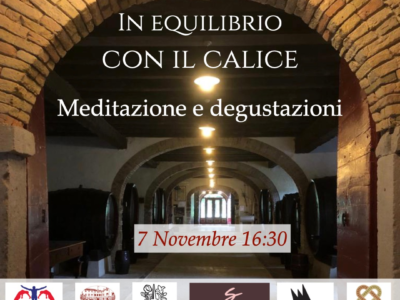 In equilibrio con il calice: Meditazione e degustazioni